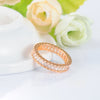 Benmani  Gold Plated Emerald Cut Eternity Engagement Wedding Band Ring